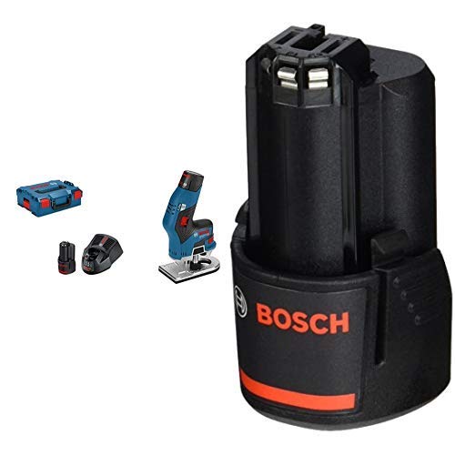 Bosch Professional - Fresadora de cantos + Bosch Professional - Batería de litio 2Ah