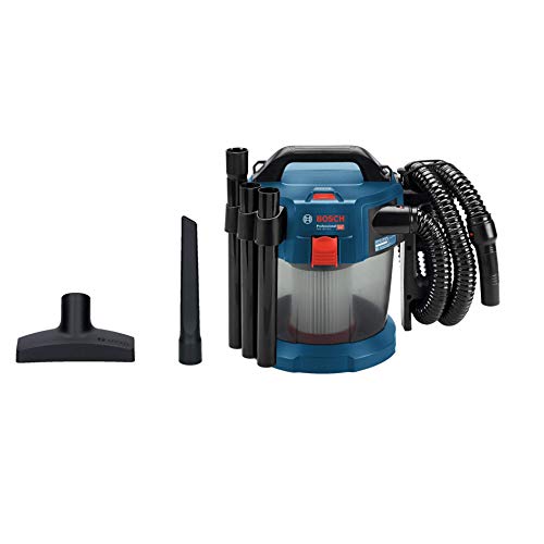 Bosch Professional GAS 18V-10 L Aspirador, capacidad 10 l, manguera 1,6 m, 90 mbar, sin batería, 0 W, 18 V, Azul