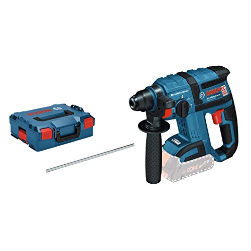 Bosch Professional GBH 18 V Martillo perforador, 1,7 J, sin batería, diámetro máximo hormigón 18 mm, portabrocas SDS plus, motor EC, en L-BOXX, 18 W