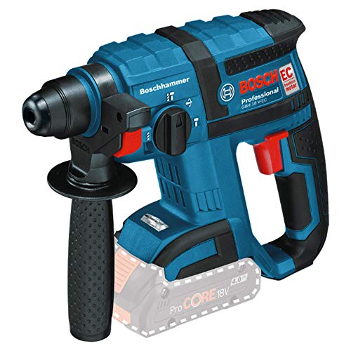 Bosch Professional GBH 18 V Martillo perforador, 1,7 J, sin batería, diámetro máximo hormigón 18 mm, portabrocas SDS plus, motor EC, en L-BOXX, 18 W