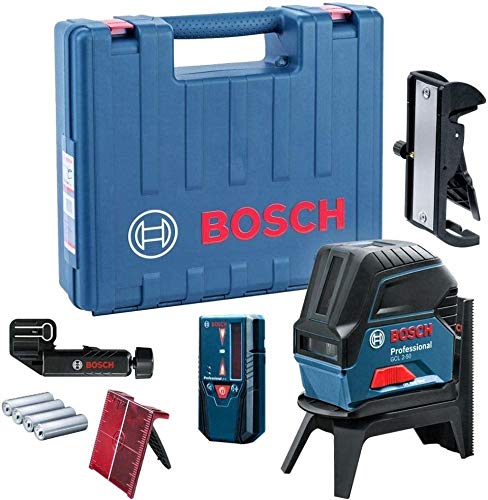 Bosch Professional GCL 2-50 - Nivel láser (alcance 20 / 50 m, láser rojo, en maletín)