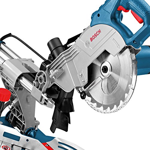 Bosch Professional GCM 800 SJ - Ingletadora telescópica (1400 W, Disco 216 mm, Soft Start, en caja)