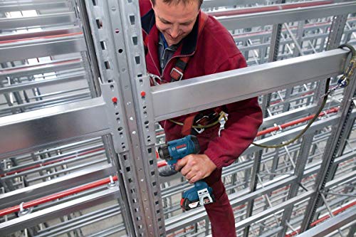 Bosch Professional GDX 18V-180 Llave de impacto a batería, 2 baterías x 2.0 Ah, 180 Nm, tornillos hasta M14, en L-BOXX, 18 V