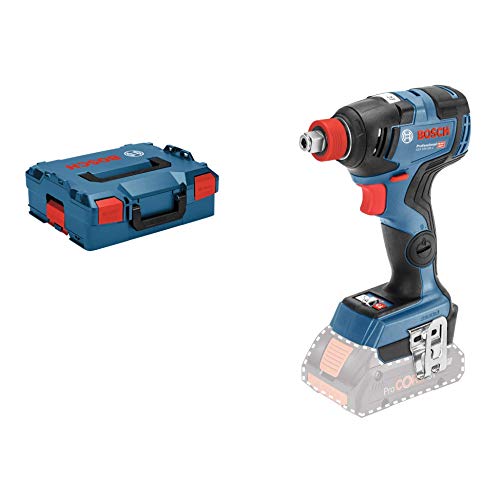 Bosch Professional GDX 18V-200 C Llave de impacto, 200 Nm, tornillos hasta M16, sin batería, en L-BOXX, 18 V, Azul, 9,8