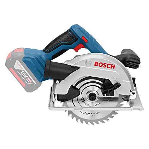 Bosch Professional GKS 18 V-LI Sierra circular, disco diámetro 165 mm, sin batería, en L-BOXX