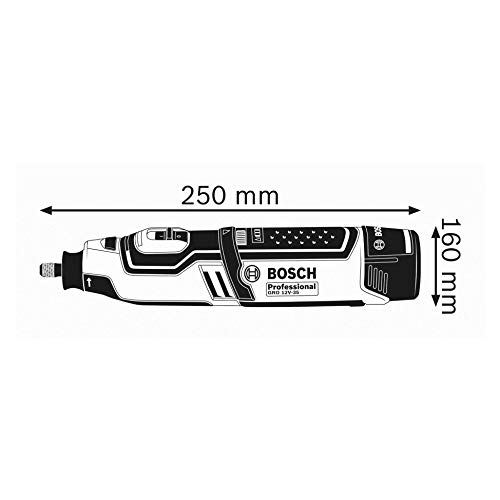 Bosch Professional GRO 12V-35 - Miniherramienta a batería (12V, 5000 – 35000 rpm, sin batería, en caja)