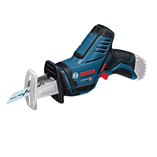 Bosch Professional GSA 12V-14 - Sierra sable a batería (2 baterías x 3.0 Ah, 12V, 0 - 3000 cpm, profundidad de corte 65 mm, en L-BOXX)