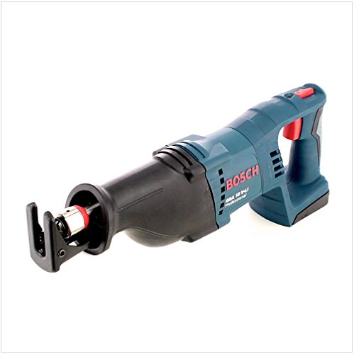 Bosch Professional GSA 18 V-LI - Sierra sable a batería (2 baterías x 5.0 Ah, 18 V, 2.400 - 2.700 cpm, control de velocidad, en L-BOXX)