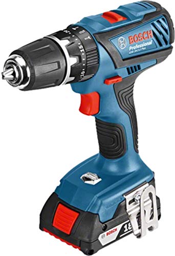 Bosch Professional GSB 18-2-LI Plus Professional, voltaje de batería 18V, ajuste de par 20 +1 (18V 21)