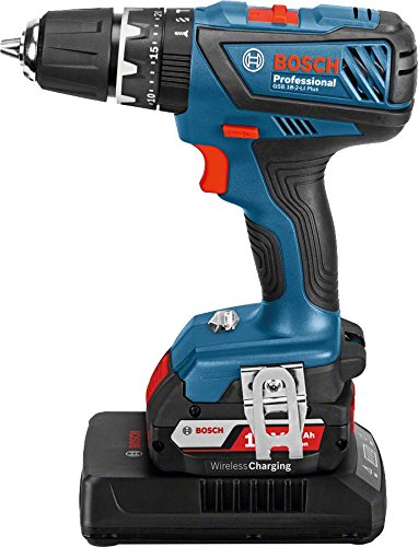 Bosch Professional GSB18-2-LI PLUS Destornillador de martillo 2 x 18V, 2 Ah