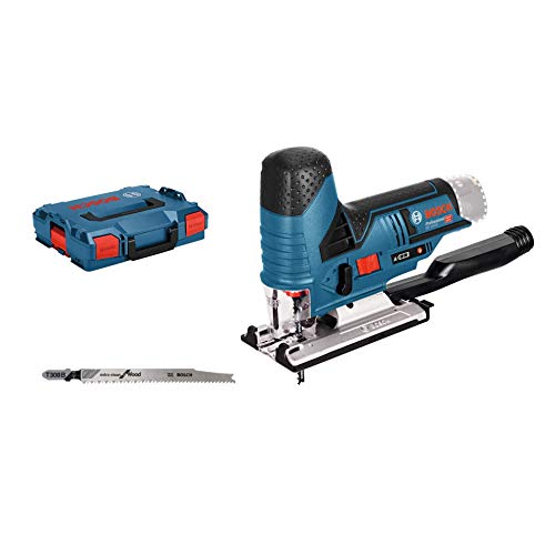 Bosch Professional GST 12V-70 - Sierra de calar a batería (12V, 1500 – 2800 cpm, profundidad de corte 70 mm, sin batería, en L-BOXX)