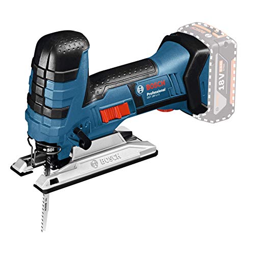 Bosch Professional GST 18 V-LI S Sierra de calar, 550-2.700 cpm, profundidad de corte 120 mm, sin batería, en caja