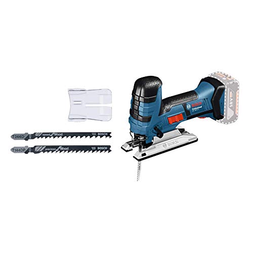 Bosch Professional GST 18 V-LI S Sierra de calar, 550-2.700 cpm, profundidad de corte 120 mm, sin batería, en caja