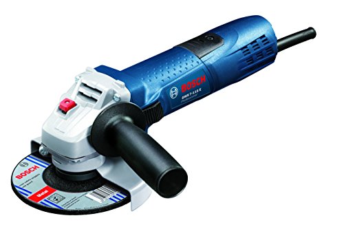 Bosch Professional GWS 7-115 E - Amoladora angular (720 W, 2800 – 11000 rpm, Ø Disco 115 mm, protección rearranque, en caja)