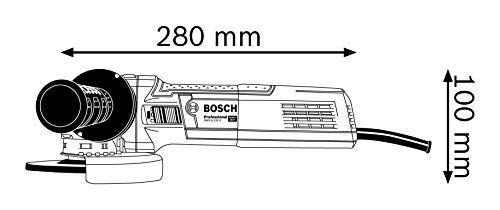 Bosch Professional GWX 750-125 Amoladora Angular, Ø, Incl. Juego de Discos de Corte y de amolado de 5 Piezas, Cubierta Protectora 125 mm, en maletín, Amazon Edición, 750 W, Azul
