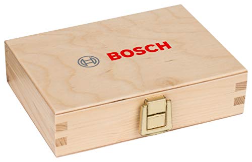 Bosch Professional Juego de 5 brocas fresadoras (para madera, Ø 15/20/25/30/35 mm, longitud 90 mm, accesorio para taladro)