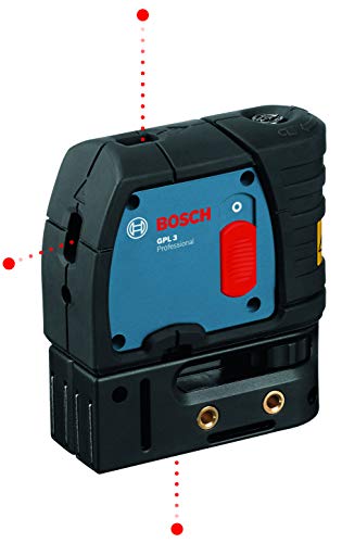 Bosch Professional Láser de 3 puntos GPL 3 (láser rojo, Alcance: hasta 30 m, Estuche de protección)