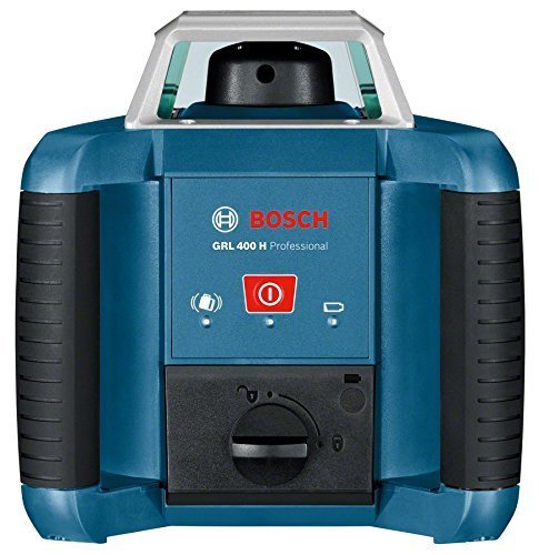 Bosch Professional Nivel láser giratorio GRL 400 H (uso con un solo botón, alcance Ø: hasta 400m, en maletín)