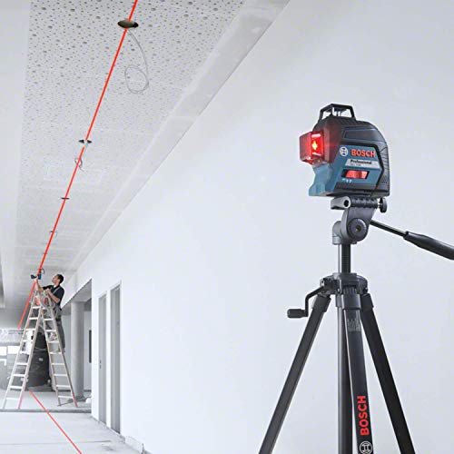 Bosch Professional Nivel láser GLL 3-80 (láser rojo, alcance: hasta 30m, 4 pilas AA, maletín)