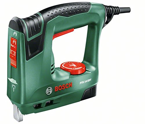 Bosch PTK 14 EDT - Grapadora eléctrica válida para grapas y clavos (240 W)