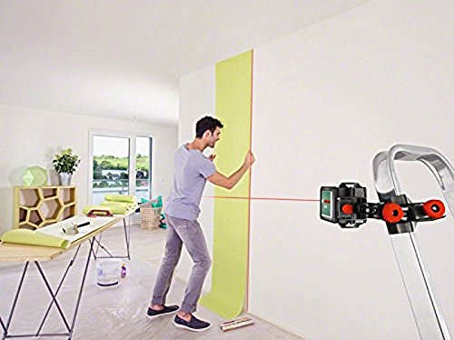 Bosch Quigo 3 - Nivel láser en cruz (2 pilas de 1.5 V AAA, pinza MM2, alcance: 10 m, precisión: ± 0,8 mm/m)