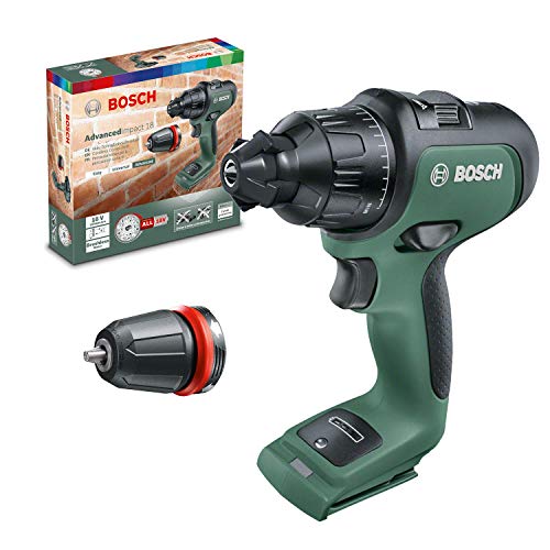 Bosch - Taladro combinado AdvancedImpact 18 (sin batería, sistema de 18 V, en caja)