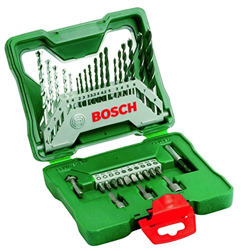 Bosch X-Line - Maletín de 33 unidades para taladrar y atornillar
