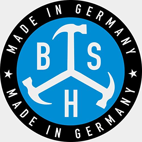 BSH® - Discos de corte de acero inoxidable, metal, 115 x 1,0 mm, 30% más de vida útil, fabricado en Alemania, pack de 10 unidades