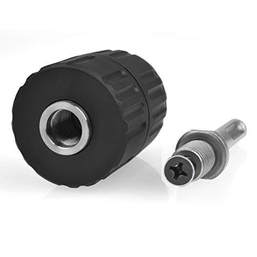 BUYGOO Portabrocas sin Llave de 2-13 mm con Adaptador SDS de 1/2 ’Herramienta de conversión sin Llave Desmontable de Alto Rendimiento para SDS, GSB y GSR