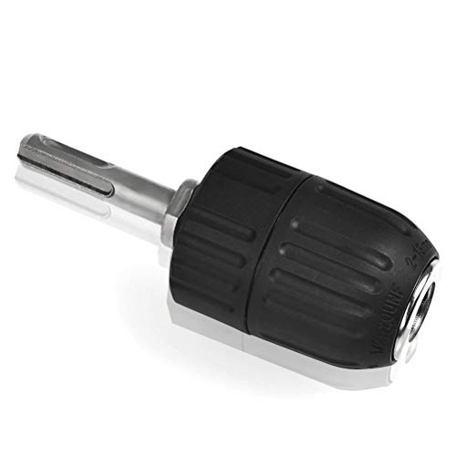 BUYGOO Portabrocas sin Llave de 2-13 mm con Adaptador SDS de 1/2 ’Herramienta de conversión sin Llave Desmontable de Alto Rendimiento para SDS, GSB y GSR