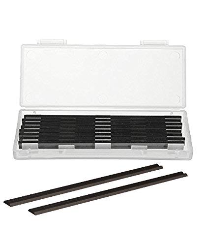 Caja de 10 – 82 mm de carburo de cuchillas reversibles para cepilladoras Makita, Black & Decker, Bosch, DeWalt y Elu