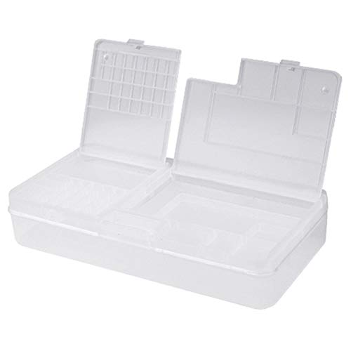 Caja de almacenamiento de herramientas Lote móvil de reparación de herramientas de almacenamiento de Caja for la placa madre de almacenaje del componente del envase del caso Outillage caja de herramie