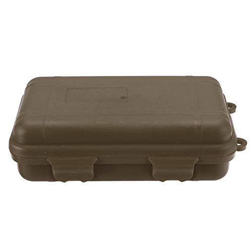 Caja de almacenamiento para exteriores, kit de viaje, a prueba de golpes, impermeable, caja de almacenamiento sellada, caja de almacenamiento hermética, caja de supervivencia, color negro