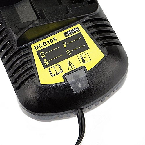 Cargador de repuesto de batería de iones de litio para Dewalt 10.8 V 12 V 14,4 V 20 V MAX Li-ion DCB105 DCB101 DCB120/DCB203/DCB200/DCB201/DCB204/DCB180 y DCB182