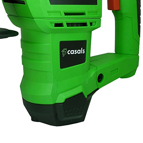 Casals VMP1500EM+R - Martillo combinado percutor (1.500 W, 880 rpm, 4.320 ipm, 5.5 J, incluye maletín, puntero, cincel, brocas SDS-Plus, adaptador SDS-Plus, portabrocas y estuche 11 accesorios)