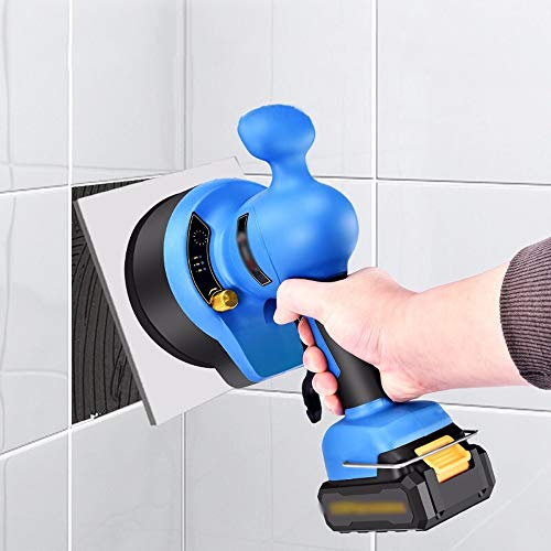 ChangDe-- Máquina de instalación de Azulejos, máquina de vibración de Azulejos batería de Litio máquina de Azulejos de Alta Potencia eléctrica Gran Herramienta de Azulejos de succión 21 V