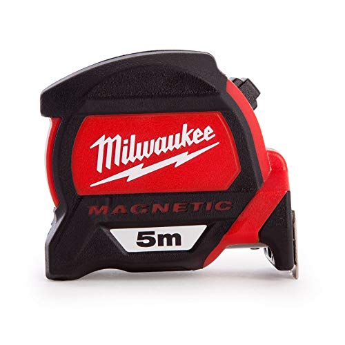 Cinta métrica magnética Milwaukee 48227305 HP5Mg/27, color rojo/negro