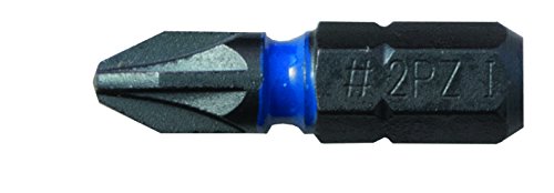 C.K T4560 PZ2D 25 mm PZ2 acero Impact para destornillador - azul (3 unidades)