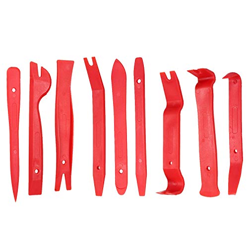 Conjunto ZGQA-alicates 19pcs Car Trim Removal Tool, Auto Audio Radio interior paneles de puertas de DIY plástico de la instalación de demolición palanca Removal Tool Kit Destornillador Llaves Alicates