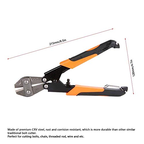 Conjunto ZGQA-alicates Bolt Cutter, resistente mini-Cortapernos de cable de alambre Alicates de corte de cizalla de corte Herramienta