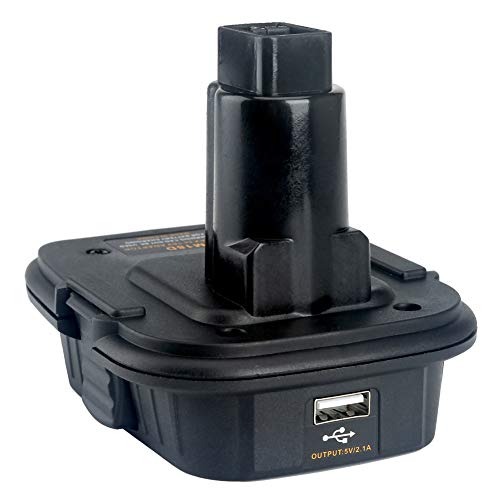 Cutowin - Adaptador de batería para convertidor Dewalt DM18D Compatible con batería Milwaukee a Herramientas Dewalt