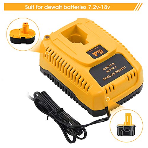 DC9310 Rápida Batería Cargador para Dewalt 7.2V-18V 2.6Ah De Carga Ni-MH Dewalt Batería DC9096 DC9098 DC9099 DC9091 DC9071 DE9057