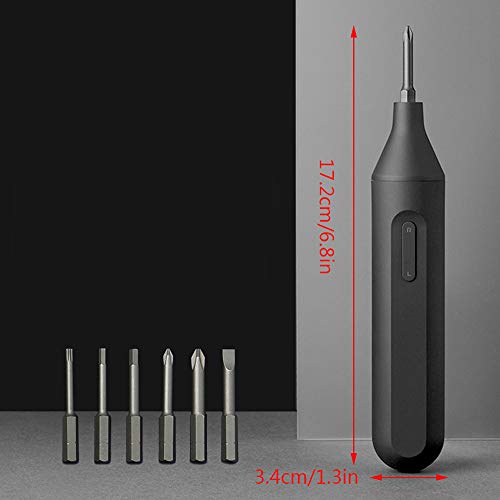 Destornillador eléctrico / manual, juego brocas tornillo Controlador integrado Operación intuitiva Protección contra cortocircuitos Cubierta de cola a prueba de polvo, para reparación de ensamblaje