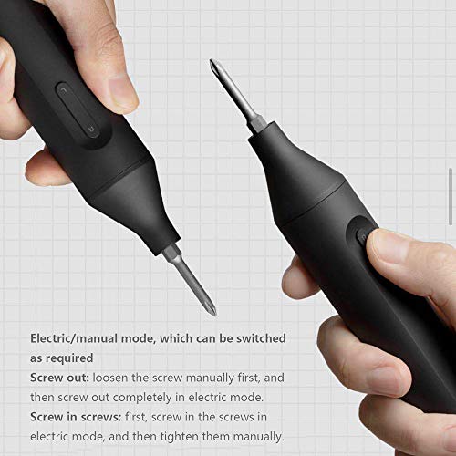 Destornillador eléctrico / manual, juego brocas tornillo Controlador integrado Operación intuitiva Protección contra cortocircuitos Cubierta de cola a prueba de polvo, para reparación de ensamblaje