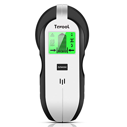 Detector de vigas con sensor de pared 4 en 1, detector de vigas electrónico con pantalla LCD para madera, cable de CA, detector de vigas de metal