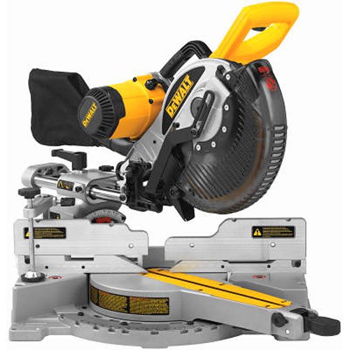 DEWALT 10-Inch Sliding Compound Miter Saw, Double Bevel (DW717)