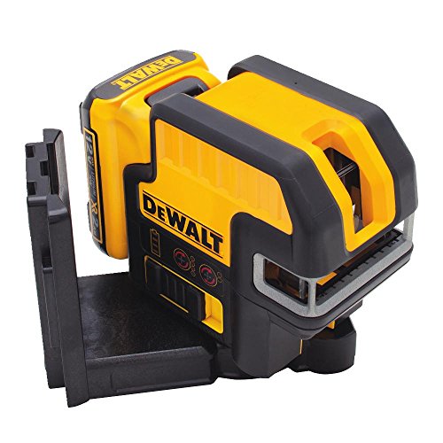 DeWalt 12 V Max Nivel láser, 2 puntos + láser de línea cruzada, rojo, rango de 165 pies (DW0822LR)