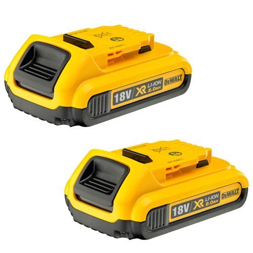 DeWalt 2 x DCB183 18V XR 2.0ah Batería para DCD785, DCD985, DCF885, DCS391, DCS331, 18 V