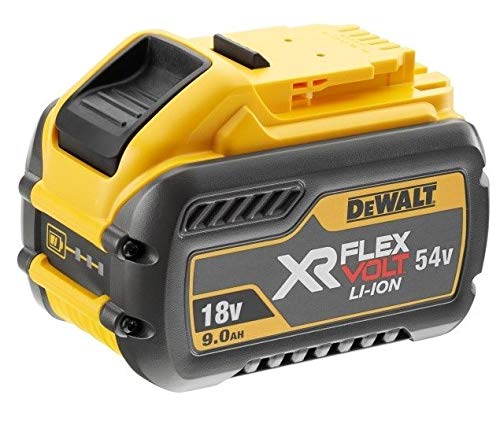 DEWALT 2 x DCB547 18v / 54v XR FLEXVOLT 9.0ah batería + DCB118 cargador rápido, 18V, amarillo