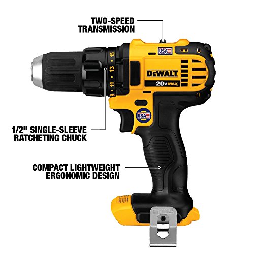 DeWalt 20 V Max Combo Kit, compacto 4 herramientas (DCK423D2)